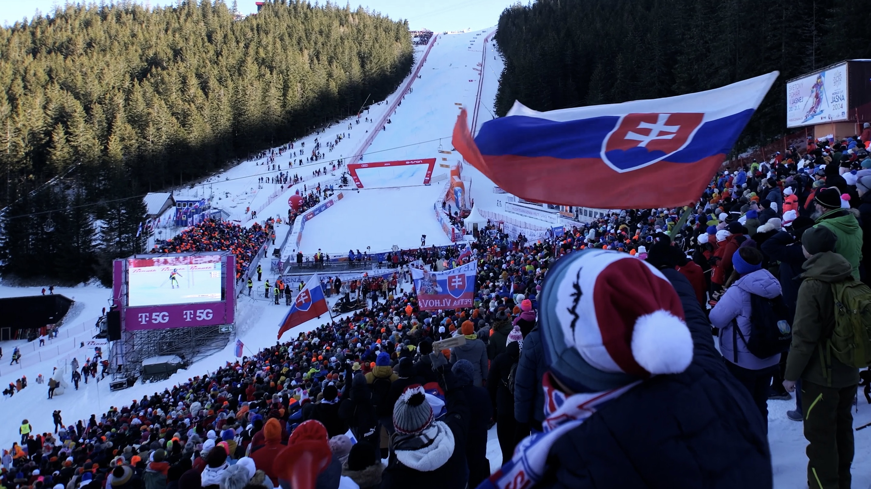 Nadšená tmosféra na Ski World Cup 2024 v Jasnej